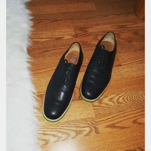 J.D. Fisk black oxford shoes